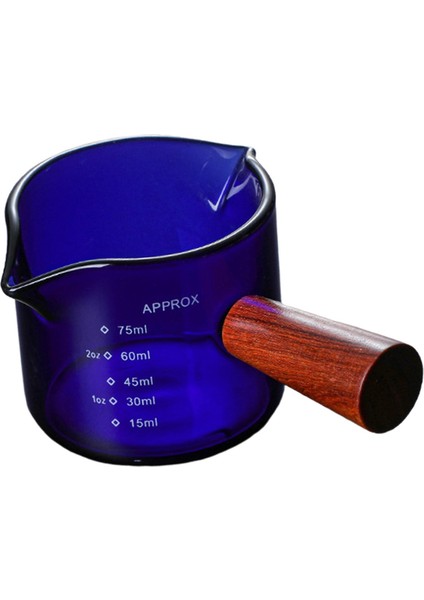 Cam, Çift Ağıı Mini Ölçü Kabı Espresso Aksesuarları Mavi 5.5X6CM (Yurt Dışından)
