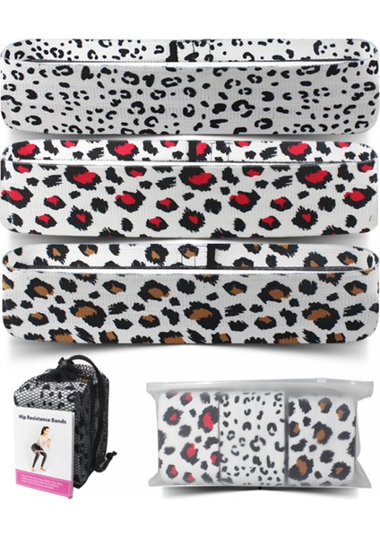 Egzersiz Bantları Egzersizi Için Direnç Bantları, Kadın Bacakları ve Kalçaları Için 3 Ganimet Bandı, Pilates Esnek Bantları, Yoga Başlangıç Seti (Yurt Dışından)