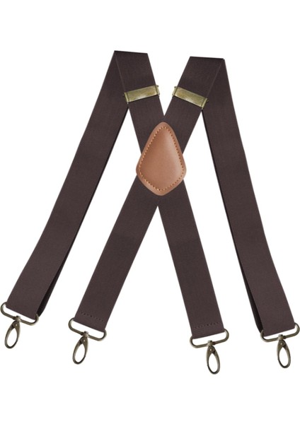Jartiyer Askılı Pantolon 4 Klips x Şekilli 3,5 cm Genişliğinde (Yurt Dışından)