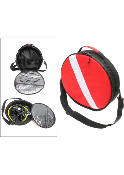 Profesyonel Scuba Regülatörü Koruyucu Çanta Yastıklı Şnorkel Dalış Çantası (Yurt Dışından)