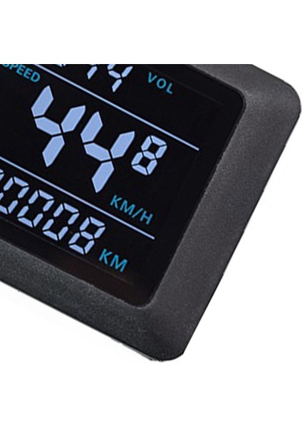 24V-60V LCD Ekran P3C Renkli Ekran Ölçer Elektrikli Bisiklet Ölçer Elektrikli Scooter Için Uygun (5 Çekirdekli Su Geçirmez Hat) (Yurt Dışından)