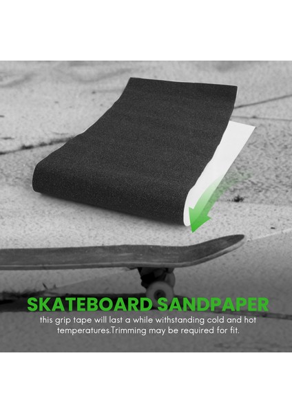 Su Geçirmez Kaykay Tutam Bant Delinmiş Kavrama Bant Paten Scooter 84X23CM (Yurt Dışından)