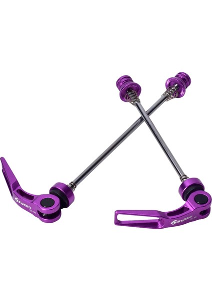 Strade Store Bisiklet Hızlı Bırakma Şişleri Lever Mountain Bike Için Universal Set Bmx Violet (Yurt Dışından)