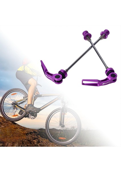 Strade Store Bisiklet Hızlı Bırakma Şişleri Lever Mountain Bike Için Universal Set Bmx Violet (Yurt Dışından)