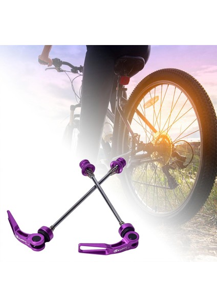 Strade Store Bisiklet Hızlı Bırakma Şişleri Lever Mountain Bike Için Universal Set Bmx Violet (Yurt Dışından)