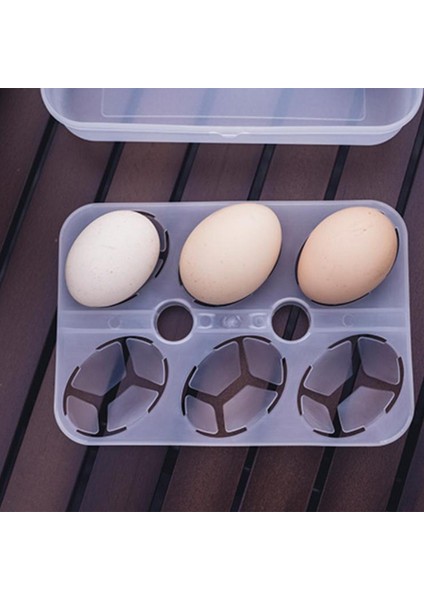 Şok Geçirmez Yumurta Saklama Kutusu Tutucu Ev Yürüyüş Pikniği Için Organizatör 6 Grid 7.9X5.8X6IN (Yurt Dışından) fırsatları