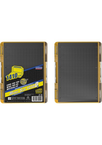 Mebao Çift Taraflı Çift Katmanlı Yanlış Yem Kutusu, Kaya Balıkçılık Depolama Aksesuarları Kutusu, Balık Kancası Kutusu 3 (Yurt Dışından)