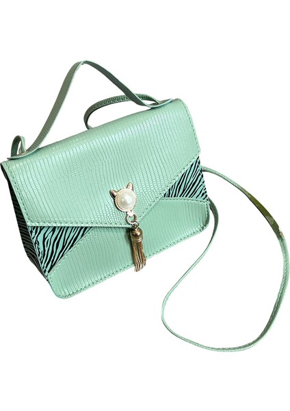 Yaz Açık Seyahat Yeşil Için Kadın Flap Omuz Çantaları Moda Tote Çanta (Yurt Dışından) indirimleri