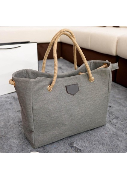 Şık Omuz Çantası Bayanlar Kozmetik Kartları Için Tote Para Gri 31X16X12CM (Yurt Dışından) fiyatları