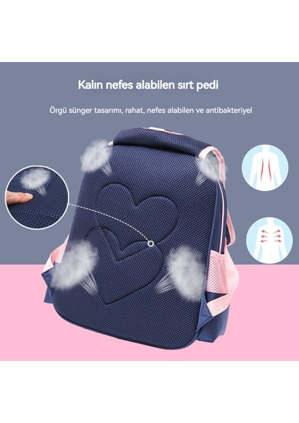 Büyük Kapasiteli Sevimli Çocuk Okul Çantası (Yurt Dışından)