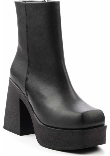 Siyah Kadın Bot & Bootie K02420035009