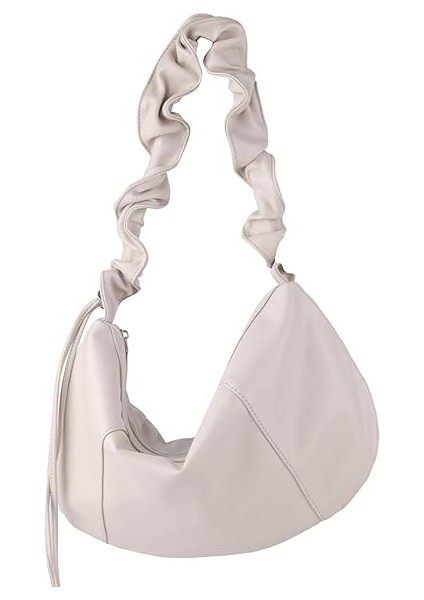 Kadınlar Için Kruvasan Crossbody Çanta Modaya Uygun Ruched Çanta Bulut Omuz Çanta Börek Çantası Askı Hilal Hobo Çanta (Yurt Dışından)