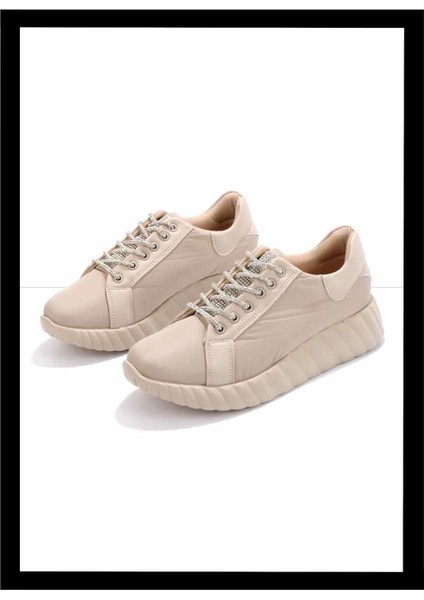 Bej Paraşüt Kadın Sneaker K01179885967