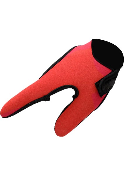 Balıkçılık Eldiveni Neopren 2 Döküm Bel Bandı Kaymaz Unisex Kırmızı (Yurt Dışından)