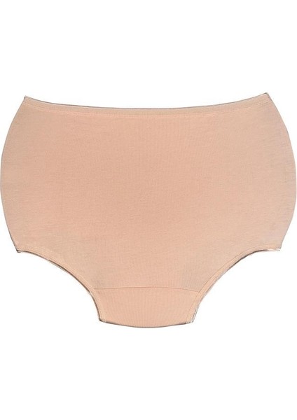 (5 adet) Compact Penye Pamuk Elastan Yüksekbel Klasik İz Yapmaz Slip Boxer Kadın Külot 2058