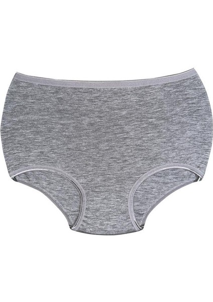 (5 adet) Compact Penye Pamuk Elastan Yüksekbel Klasik İz Yapmaz Slip Boxer Kadın Külot 2058