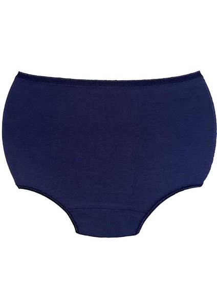 (5 adet) Compact Penye Pamuk Elastan Yüksekbel Klasik İz Yapmaz Slip Boxer Kadın Külot 2058
