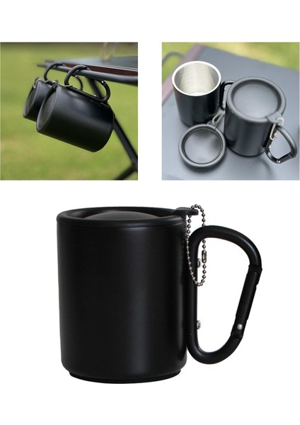 Kamp Kupası Kapaklı ve Plaj Kapalı ve Açık Ev 220ML Için Kahve Kupası Tutun (Yurt Dışından) fırsatları