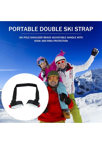 Kayak Askıları Çizme Askısı Kolay Taşıma Snowboard Kadınlar Için Kayak Dişlisi Siyah (Yurt Dışından) modelleri