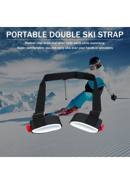 Kayak Askıları Çizme Askısı Kolay Taşıma Snowboard Kadınlar Için Kayak Dişlisi Siyah (Yurt Dışından) indirimleri