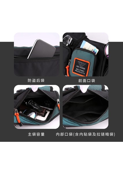 Erkek Su Geçirmez Omuz Crossbody Çanta (Yurt Dışından) fırsatları