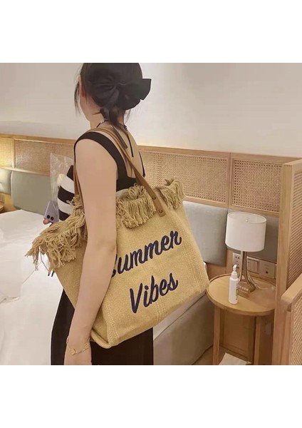 Plaj Çantası Tote Kanvas Çanta Seyahat Çantası Anne Çantası Omuz Çantası Kadın (Yurt Dışından) fiyatları
