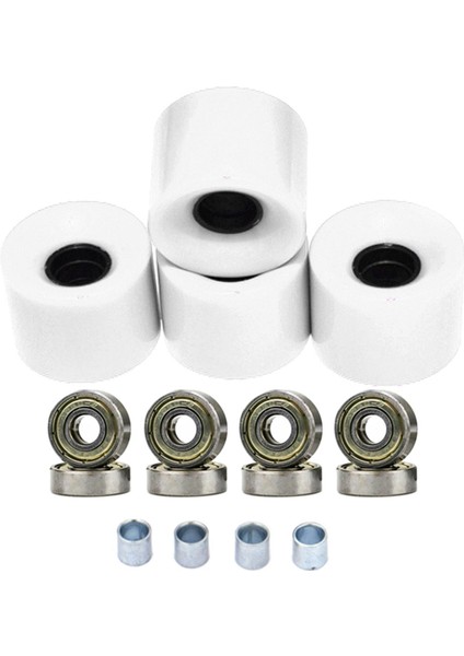 4'lü Longboard Tekerleğ 60MM, 8 Rulmanlar Altın Kapaklı (Yurt Dışından) fiyatları