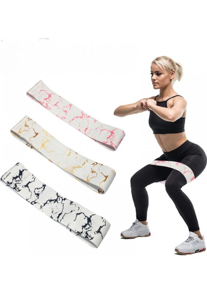 Egzersiz Için Direnç Bantları, Egzersiz Bantları Egzersizi,kadın Bacakları ve Kalçaları Için 3 Ganimet Bandı,pilates Esnek Bantları,yoga Başlangıç Seti (Yurt Dışından)