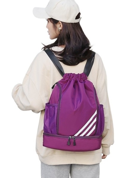 Oxford Kumaş Büzgülü Çanta Ipli Cep Sırt Çantası Büyük Kapasiteli Spor Futbol Çantası Basketbol Çantası Açık Hava Sporları Dağcılık Çantası (Yurt Dışından) modelleri