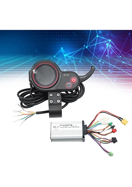 Jh-01 Metre Pano LCD Ekran + 48 V 20A Fırçasız Denetleyici Salonu Olmadan Elektrikli Scooter E Bisiklet Aksesuarları (Yurt Dışından)