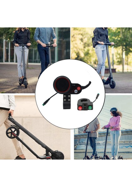 TF-100 Ekran Pano + Anahtarı Düğmesi Scooter 5pin Kaykay Kilometre Kugoo M4 Elektrikli Scooter Parçaları (Yurt Dışından)