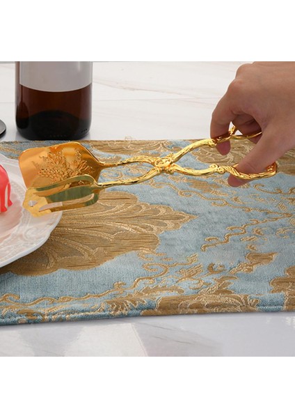 Salata Maşası Salata Sunucuları Kek Maşası Maş Maşası Maşa Kare Altın (Yurt Dışından)