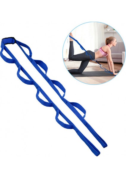 Döngü Yoga Kayışı Esneme Elastik Olmayan Ayarlanabilir D Halka Kemer Dansı Dayanıklı (Yurt Dışından)