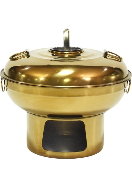 Çin Küçük Güveç Açık Ocak Paslanmaz Çelik Güveç Barbekü Aureate 22 cm (Yurt Dışından) fiyatları