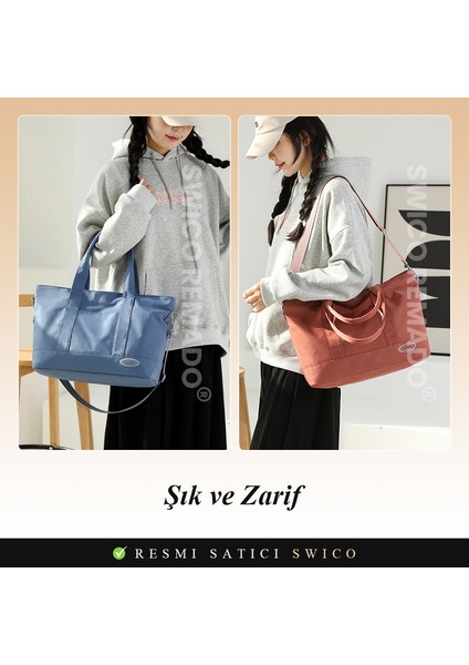 Kadınlar Için Büyük Kapasiteli Omuz Çantası Tote Çanta (Yurt Dışından) modelleri
