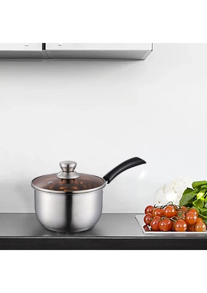 Küçük Tencere Pişirme Pot Tencere Kapağı ile Yemek Odası Restoranı 16X8CM 16CM (Yurt Dışından) indirimleri
