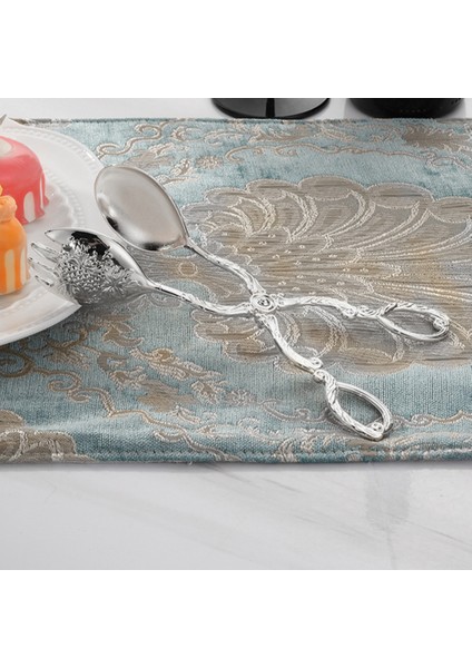 Çok Işlevli Maşası Salata Çatal Bıçak Takımı Mutfak Eşı Maşası Yuvarlak (Yurt Dışından)