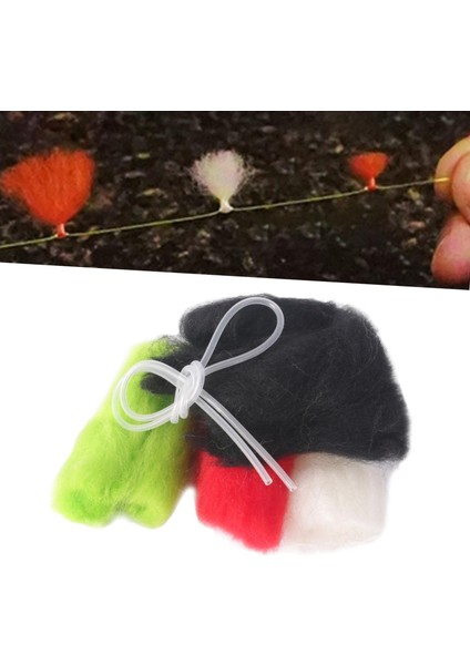 4 /takım I Balıkçılık Şıra Aksesuarları Alabalık Yün (Yurt Dışından)