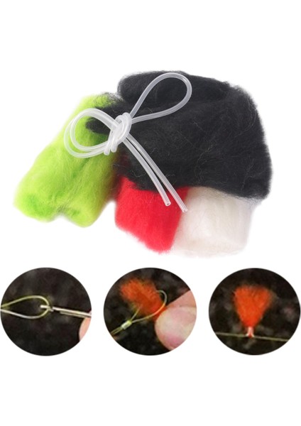 4 /takım I Balıkçılık Şıra Aksesuarları Alabalık Yün (Yurt Dışından) fırsatları