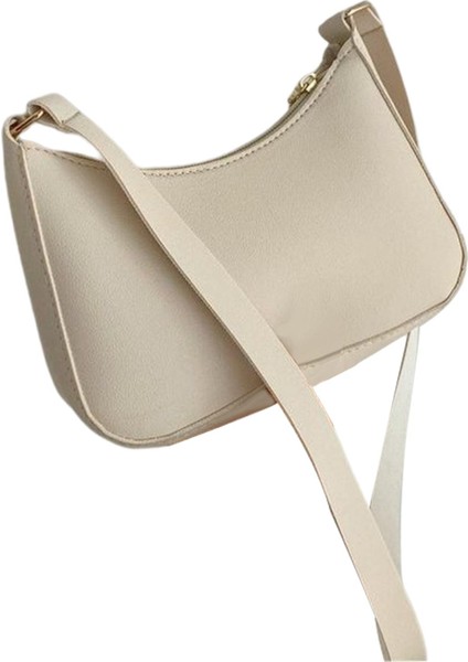 Moda Omuz Kızları Çanta Bayanlar Satchel Casual Seyahat Kadınlar Beyaz (Yurt Dışından)
