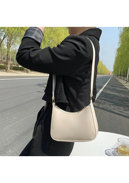 Moda Omuz Kızları Çanta Bayanlar Satchel Casual Seyahat Kadınlar Beyaz (Yurt Dışından) fiyatları