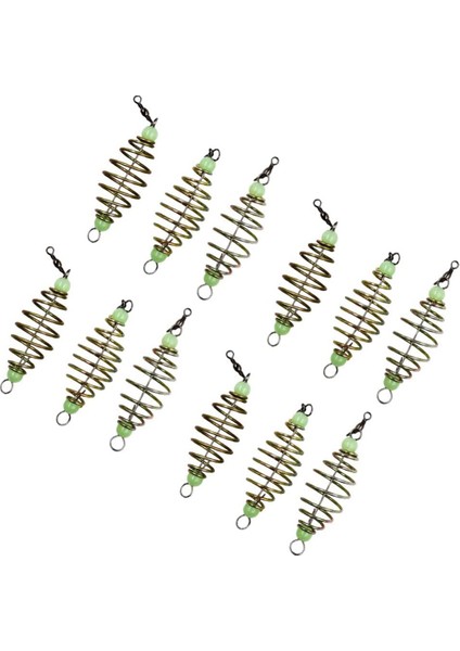 12 Adet Aydınlık Sazan Balıkçılık Besleyici Bobin Inline Yöntemi Olta Takımı Yem Atıcı In-Line Yöntemi Lures Kafes Sepeti Yemler (Yurt Dışından)