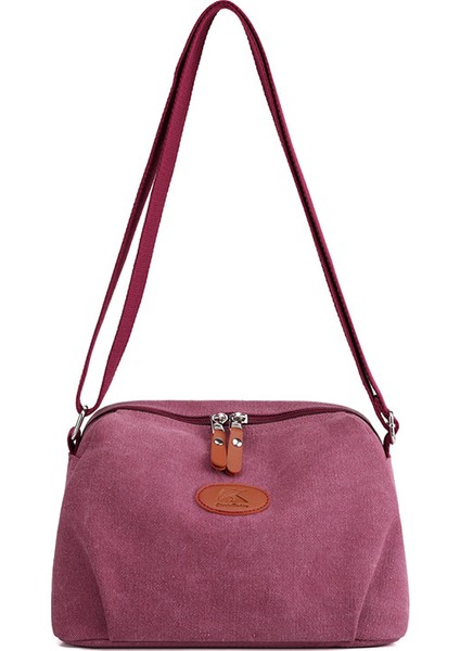 Crossbody Çanta Bayan Kanvas Çanta Retro Bayan Çanta Küçük Çanta Seyahat Eğlence Omuz Çanta Kumaş Sanat Küçük Çanta Debriyaj Çanta Bez Çanta (Yurt Dışından)