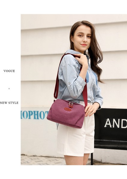 Love Home Crossbody Çanta Bayan Kanvas Çanta Retro Bayan Çanta Küçük Çanta Seyahat Eğlence Omuz Çanta Kumaş Sanat Küçük Çanta Debriyaj Çanta Bez Çanta (Yurt Dışından)