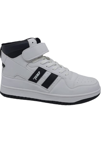28708 Beyaz Yüksek Bilekli Kadın Sneaker Günlük Spor Ayakkabı