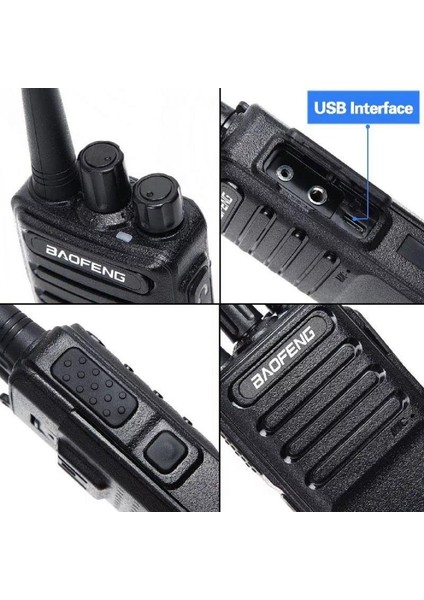 2li C8 V2 V78 USB Şarj Pmr Telsiz Inşaat Şantiye Av Gezi Zor Koşul Vale Telsizi modelleri