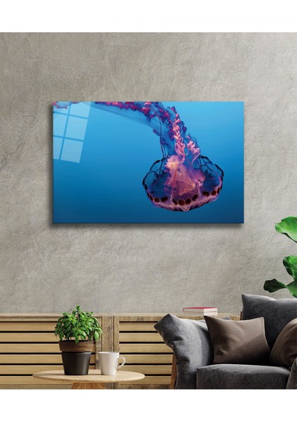 Denizanası Cam Tablo Medusae