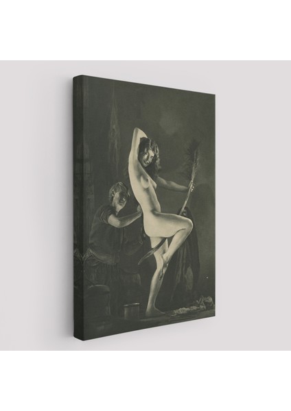 William Mortensen Lamour 1934, Amerikan Grotesk Tuval Kanvas TABLO-5283