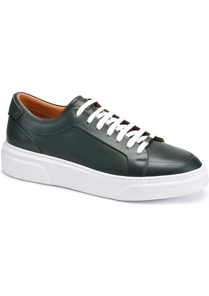 Yeşil Bağcıklı Sneaker Erkek Ayakkabı -92114-