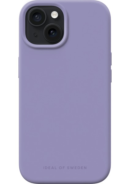 Silicone Case iPhone 15 Telefon Kılıfı Mor